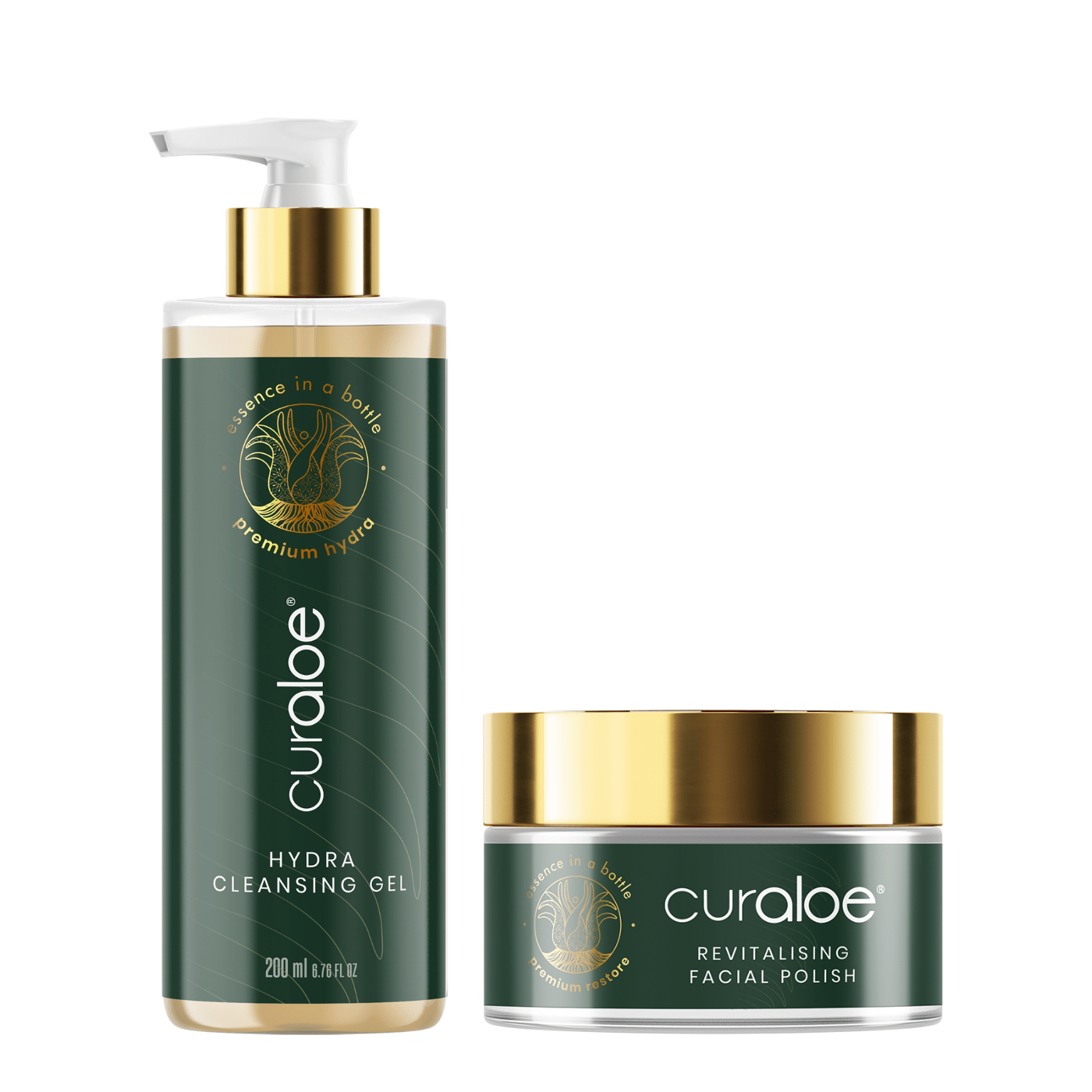 hydra cleansing gel, revitalising facial polish