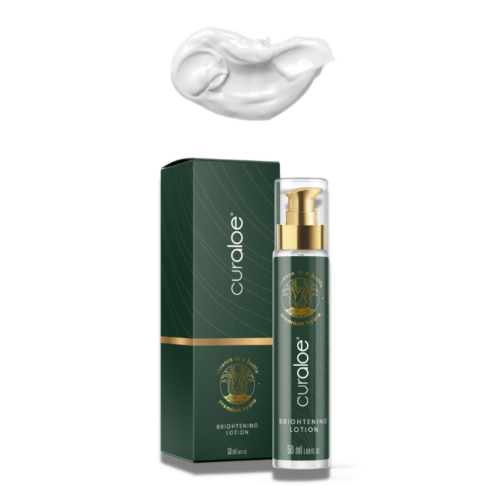 Natural Glow: Curaloe Face Brightening Lotion - Natural Skincare Products