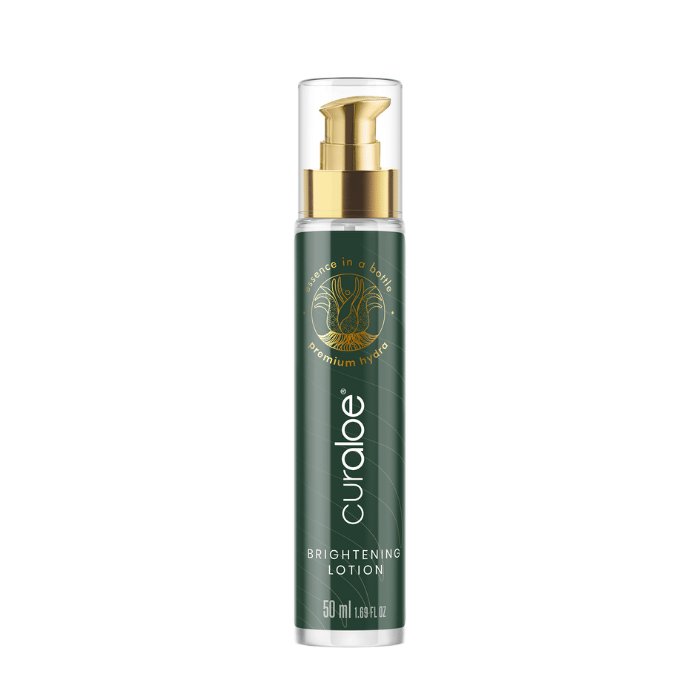 Natural Glow: Curaloe Face Brightening Lotion - Lighten Skin Complexion