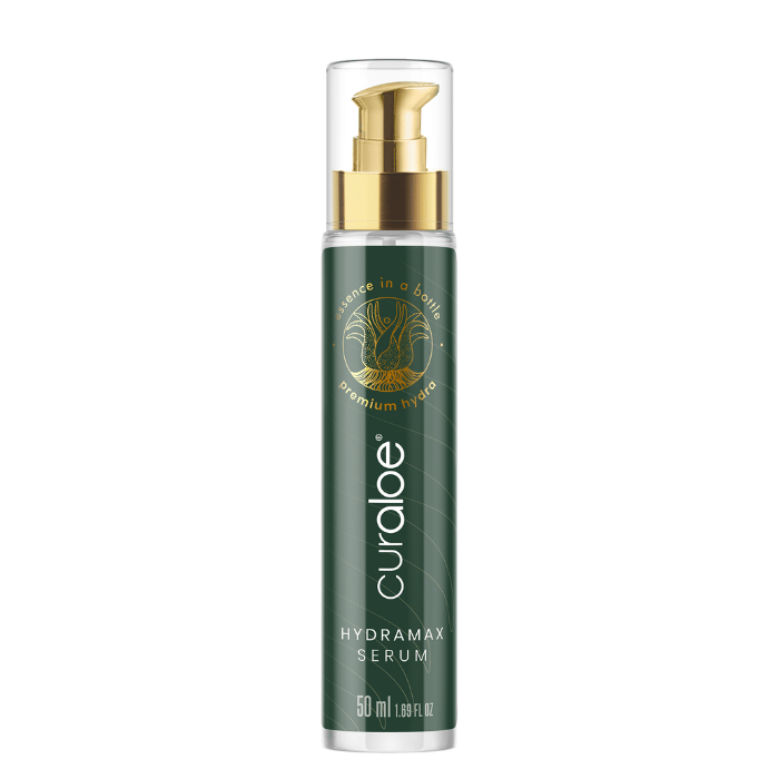 Curaloe Hydramax Serum with Sodium Hyaluronate for plumping and hydration