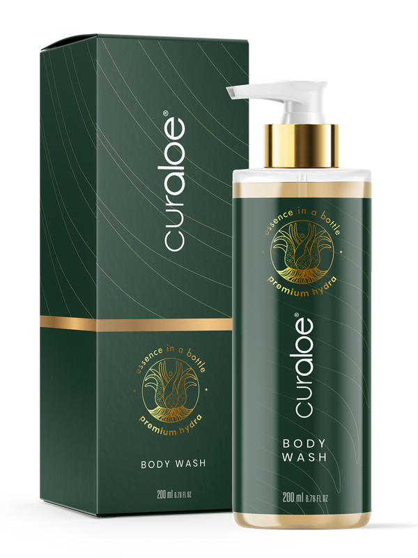 Curaloe Premium Body Wash 200ml with 66% Aloe Vera and Rosemary